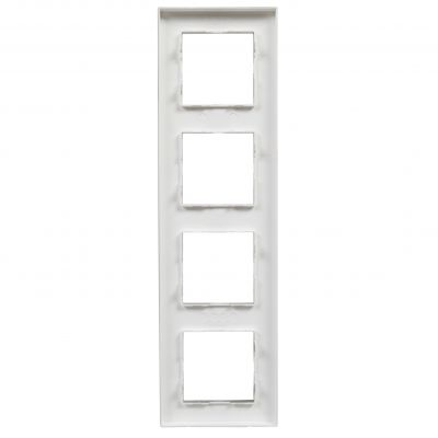 Niloe Step Ramka Poczwórna 4X Kolor Aluminium Szczotkowane 863894 LEGRAND (863894)
