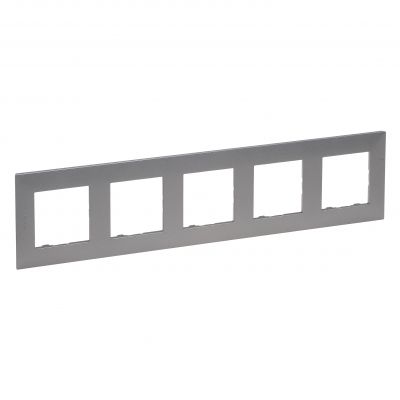 Niloe Step Ramka Pięciokrotna 5X- Kolor Stalowy 863495 LEGRAND (863495)