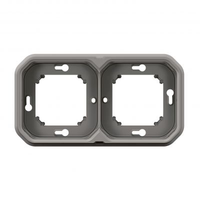 PLEXO Ramka podwójna podtynkowa szary 069683L LEGRAND (069683L)