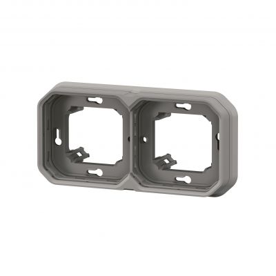 PLEXO Ramka podwójna podtynkowa szary 069683L LEGRAND (069683L)