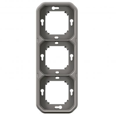 PLEXO Ramka potrójna podtynkowa szary 069687L LEGRAND (069687L)