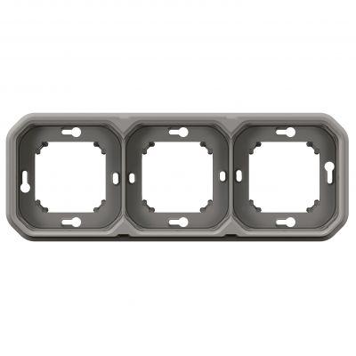 PLEXO Ramka potrójna podtynkowa szary 069687L LEGRAND (069687L)