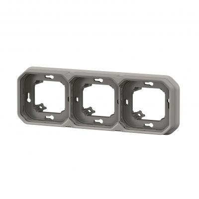 PLEXO Ramka potrójna podtynkowa szary 069687L LEGRAND (069687L)
