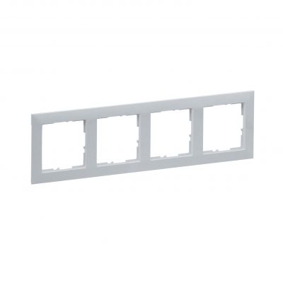 Suno Ramka Poczwórna 4-Krotna Aluminium 721514 LEGRAND (721514)