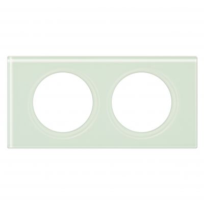 Celiane Ramka Szkło Kaolin Podwójna Pozioma/Pionowa 069312 LEGRAND (069312)