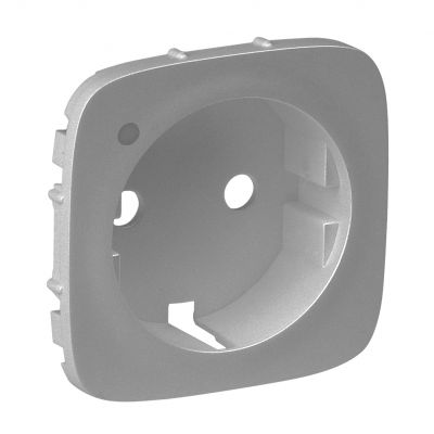 Valena Allure Plakietka Aluminium Gniazda Pojedynczego Schuko Z Podświetleniem Led 754857 LEGRAND (754857)