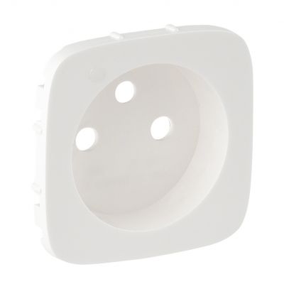 Valena Allure Plakietka Biała Gniazda Pojedynczego 2P+Z Z Podświetleniem Led 754875 LEGRAND (754875)