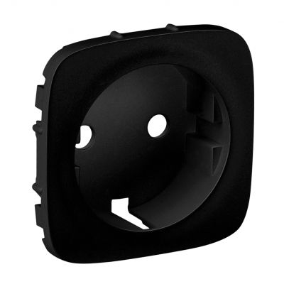 Valena Allure Plakietka Czarna Gniazda Pojedynczego Schuko 2P+Z 755208 LEGRAND (755208)