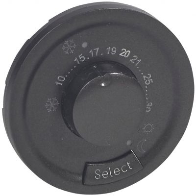 Celiane Plakietka Termostatu Pokojowego Programowalnego Z Dodatkowym Wejściem Grafitowa 067993 LEGRAND (067993)