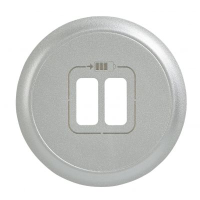 Celiane Plakietka Gniazda Zasilającego 2Xusb Tytanowa 068556 LEGRAND (068556)