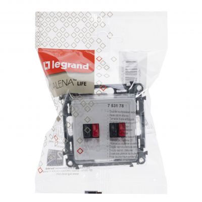 Valena Life Gniazdo Głośnikowe Podwójne Białe 753178 LEGRAND (753178)