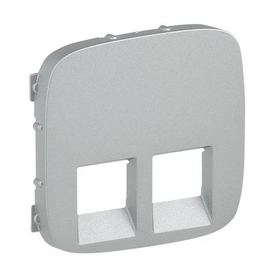 Valena Allure Plakietka Aluminium Gniazda Podwójnego 2Xrj11 Kategorii 6 Utp 755427 LEGRAND (755427)