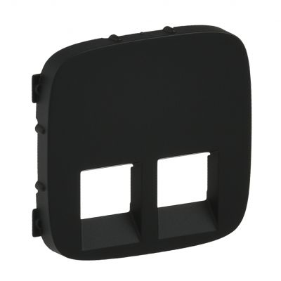 Valena Allure Plakietka Czarna Gniazda Podwójnego 2Xrj11 Lub 2Xrj45 Lub Rj11/Rj45 755428 LEGRAND (755428)