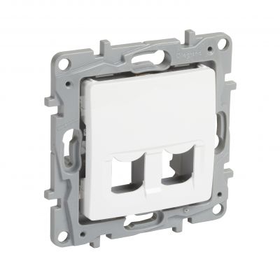 Niloe/Niloe Selection Gniazdo 2Xkeystone Bez Modułów Białe 664765 LEGRAND (664765)