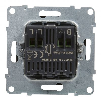 Suno Ściemniacz Obrotowy - 240V - 50 Hz - 5 - 75 W ( 10 Lamp Maks.) Dla Lamp Led Z Opcją Ściemniania - Bez Zacisku Neutralnego Czarny 721479 LEGRAND (721479)