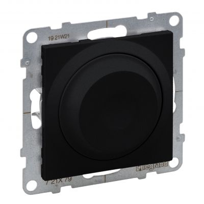 Suno Ściemniacz Obrotowy - 240V - 50 Hz - 5 - 75 W ( 10 Lamp Maks.) Dla Lamp Led Z Opcją Ściemniania - Bez Zacisku Neutralnego Czarny 721479 LEGRAND (721479)