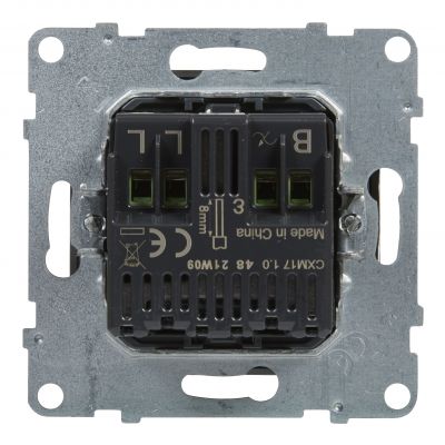 Suno Ściemniacz Obrotowy - 240V - 50 Hz - 5 - 75 W ( 10 Lamp Maks.) Dla Lamp Led Z Opcją Ściemniania - Bez Zacisku Neutralnego Aluminium 721379 LEGRAND (721379)