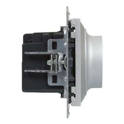 Suno Ściemniacz Obrotowy - 240V - 50 Hz - 5 - 75 W ( 10 Lamp Maks.) Dla Lamp Led Z Opcją Ściemniania - Bez Zacisku Neutralnego Aluminium 721379 LEGRAND (721379)