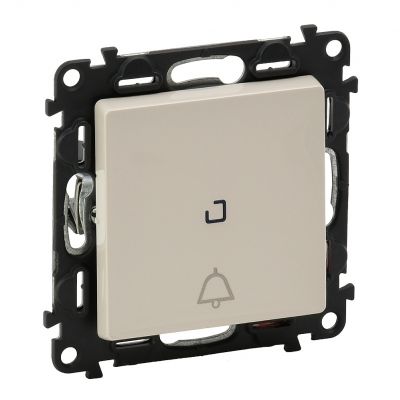 Valena Life Przycisk Przełączy No/Nc Podświetlany Z Symbolem Dzwonka Aluminium 6A 250 V 752216 LEGRAND (752216)