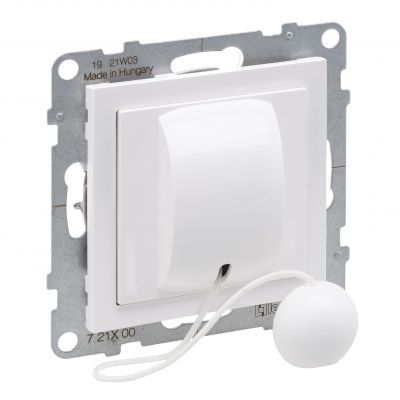 Suno Przycisk Przełączny Cięgnowy No/Nc - 6A - 250V - Zaciski Automatyczne Biały 721100 LEGRAND (721100)
