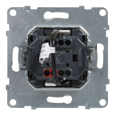 Suno Przycisk Pojedynczy Z Podświetleniem - 6A - 250V - Zaciski Automatyczne Aluminium 721310 LEGRAND (721310)