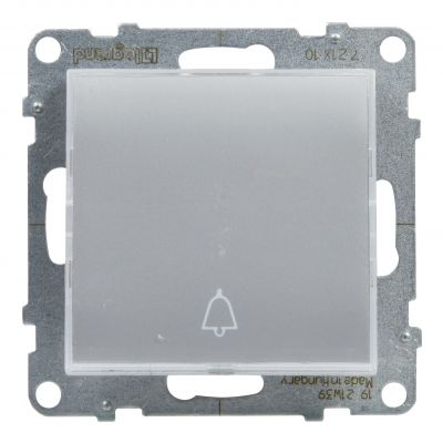 Suno Przycisk Pojedynczy Z Podświetleniem - 6A - 250V - Zaciski Automatyczne Aluminium 721310 LEGRAND (721310)