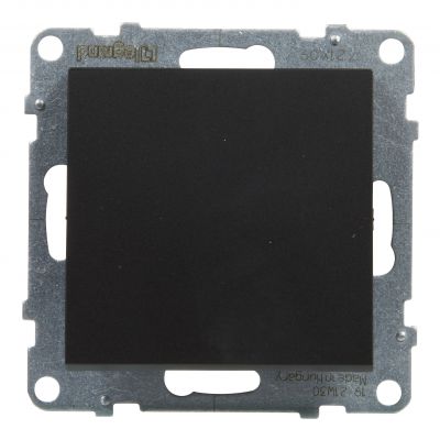 Suno Przycisk Pojedynczy - 6A - 250V - Zaciski Automatyczne Czarny 721409 LEGRAND (721409)