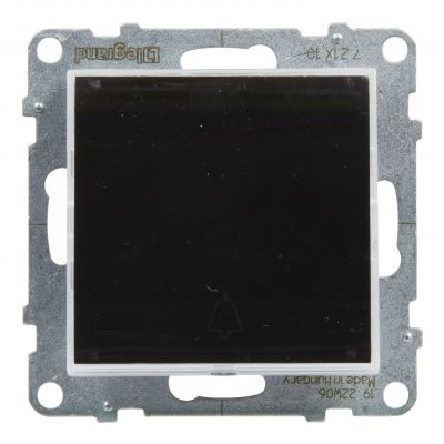 Suno Przycisk Pojedynczy Z Podświetleniem - 6A - 250V - Zaciski Automatyczne Czarny 721410 LEGRAND (721410)