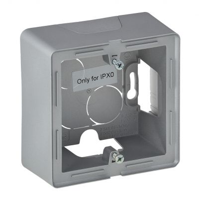 Valena Life Puszka Natynkowa Pojedyncza Aluminium 754211 LEGRAND (754211)