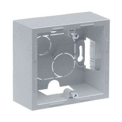 Suno Pojedyncza Puszka Natynkowa Aluminium 721394 LEGRAND (721394)