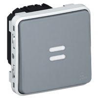 Plexo55 Łącznik Czasowy Podświetlany Szary 230V 069504 LEGRAND (069504)