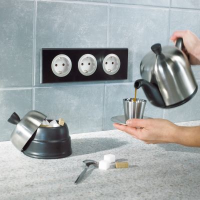 Celiane Gniazdo Pojedyncze Schuko 16A Automatyczne Zaciski Spreżynowe 067153 LEGRAND (067153)