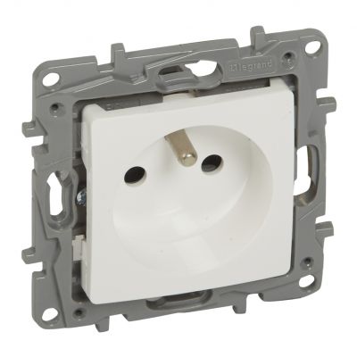 Niloe/Niloe Selection Gniazdo Pojedyncze 16A Zaciski Śrubowe Białe /Z Przesłonami/ 764527 LEGRAND (764527)
