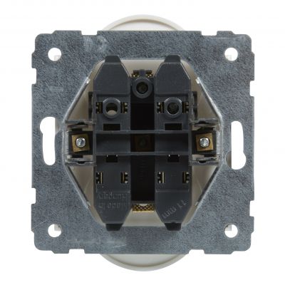Suno Gniazdo Podwójne Z Uziemieniem 2x2P+Z 16A 250 V Zaciski Śrubowe Możliwość Montażu W Ramkach Wielkorotynych Biały 721191 LEGRAND (721191)