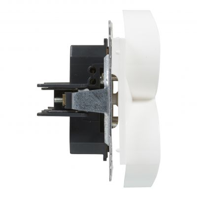 Suno Gniazdo Podwójne Z Uziemieniem 2x2P+Z 16A 250 V Zaciski Śrubowe Możliwość Montażu W Ramkach Wielkorotynych Biały 721191 LEGRAND (721191)