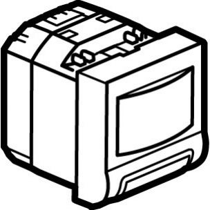 Mosaic Oświetlenie Przeszkody Z Czujnikiem Ruchu - 2 Moduły Białe 0,2/1W 230V 078511 LEGRAND (078511)