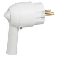 Wtyczka 2P+Z 16A Plastikowa Biała Z Dźwignią Helmo 050175 LEGRAND (050175)