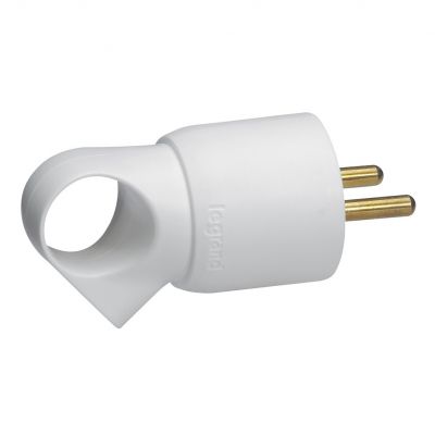 Wtyczka 2P+Z 16A Plastikowa Biała Z Pierścieniem Helmo 050103 LEGRAND (050103)
