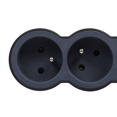 Przedłużacz Standard 3-Gniazdowy Z/U Z Przewodem 3Mb 3x1.5Mm2 Czarny/Grafitowy Helmo 049489 LEGRAND (049489)
