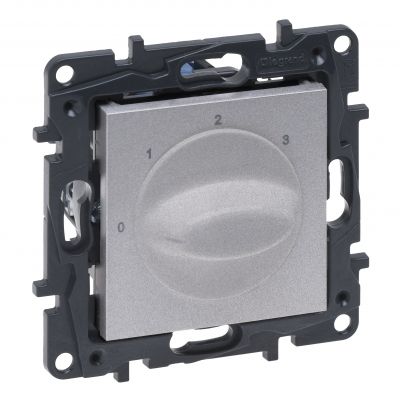 Niloe Step Łącznik Sterowania Wentylacją 4-Pozycyjny- Kolor Aluminium 863345 LEGRAND (863345)