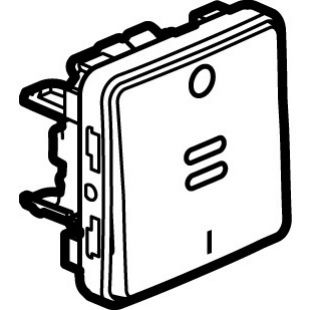 Plexo55 Łącznik Dwubiegunowy Podświetlany Szary 10Ax-250V 069531 LEGRAND (069531)
