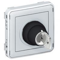 Plexo55 Łącznik Z Kluczem 3 Pozycje Szary 3A-250V 069535 LEGRAND (069535)