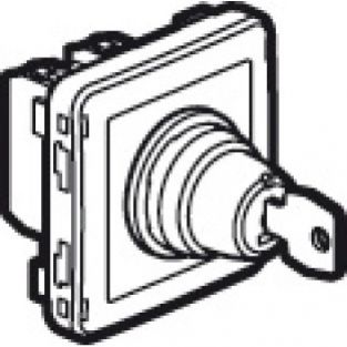 Plexo55 Łącznik Z Kluczem 3 Pozycje Szary 3A-250V 069535 LEGRAND (069535)
