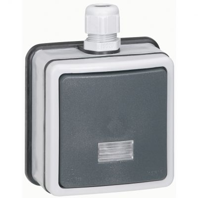 Plexo IP66 Łącznik Schodowy 10Ax 250 V Komplet Natynkowy 090460 LEGRAND (090460)