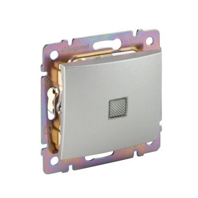 Valena Łącznik Schodowy Podświetlany 10Ax-250 Aluminium 770126 LEGRAND (770126)