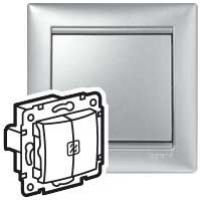 Valena Łącznik Świecznikowy Podświetlany 10Ax-250 Aluminium 770128 LEGRAND (770128)