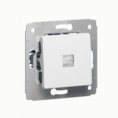 Cariva Łącznik Pojedynczy Podświetlany Biały 10Ax-250V Produkt wycofany LEGRAND (773610)