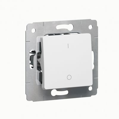 Cariva Łącznik Dwubiegunowy 2P Biały 10Ax-250V Produkt wycofany LEGRAND (773602)