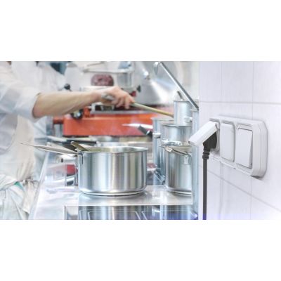 PLEXO Łącznik schodowy hermetyczny IP55 podtynkowy biały 1984946 LEGRAND (069611L)