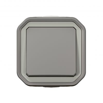 PLEXO Łącznik schodowy hermetyczny IP55 natynkowy KOMPLET szary 069711L LEGRAND (069711L)